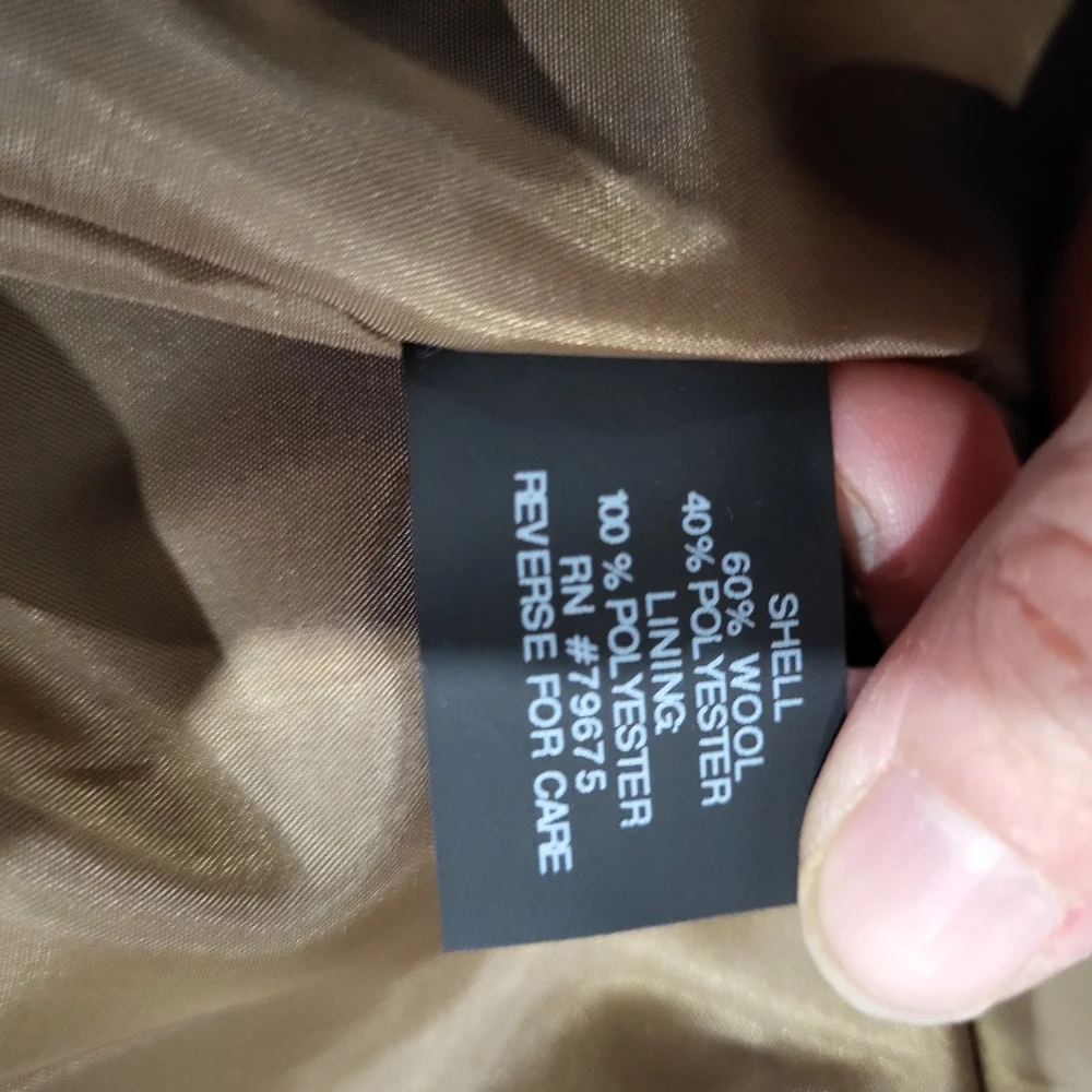 Michael Kors wool blend coat new